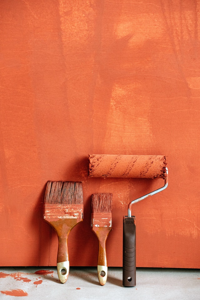 peinture orange peinture orange