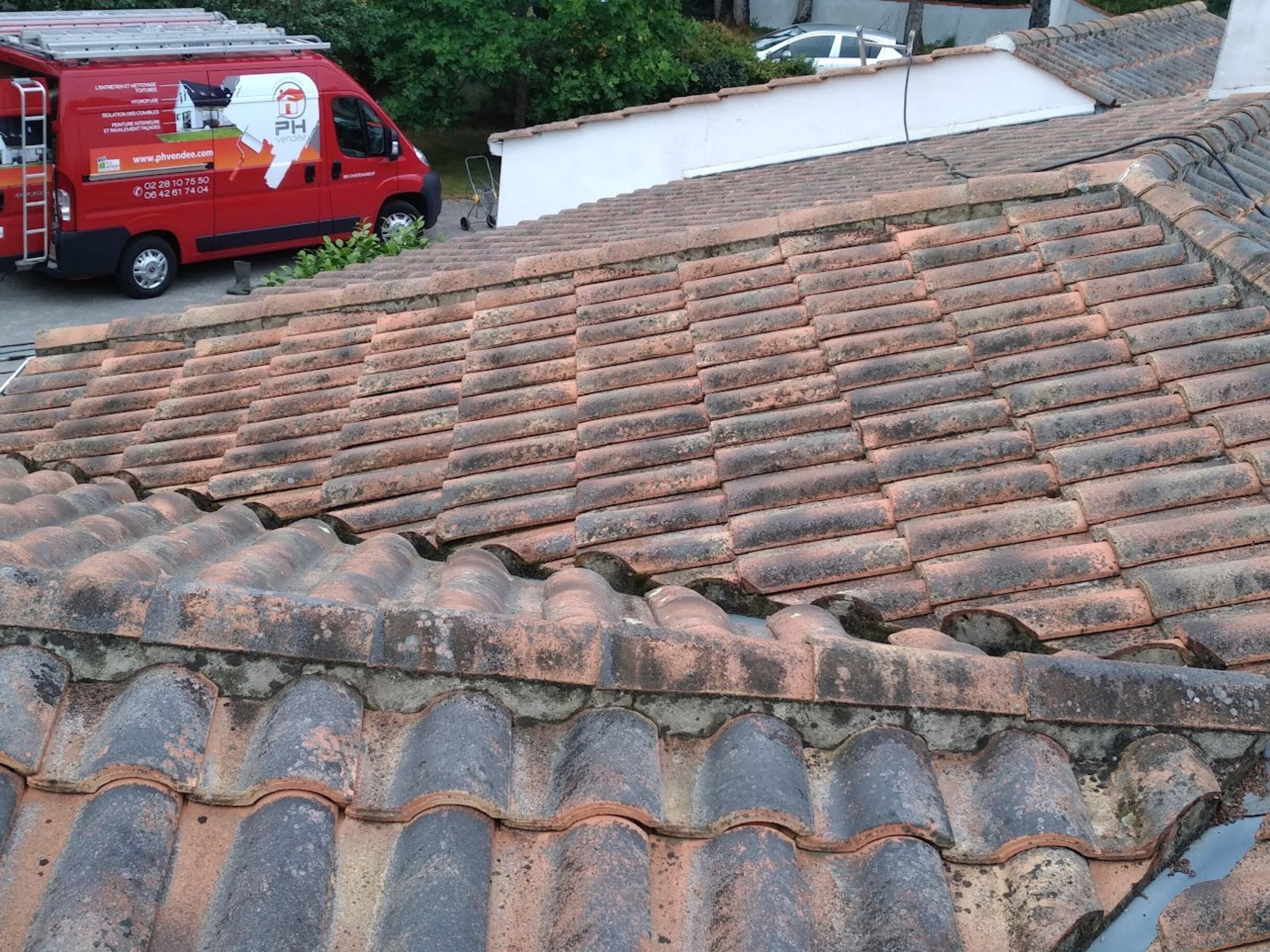 nettoyage des toitures à Noirmoutier