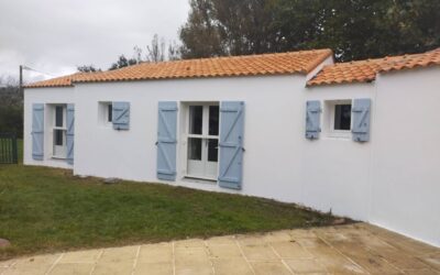 Peinture extérieure maison à Les Moutiers-en-Retz