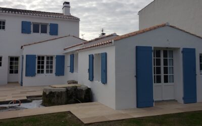 Peinture extérieure d’une maison à Noirmoutier