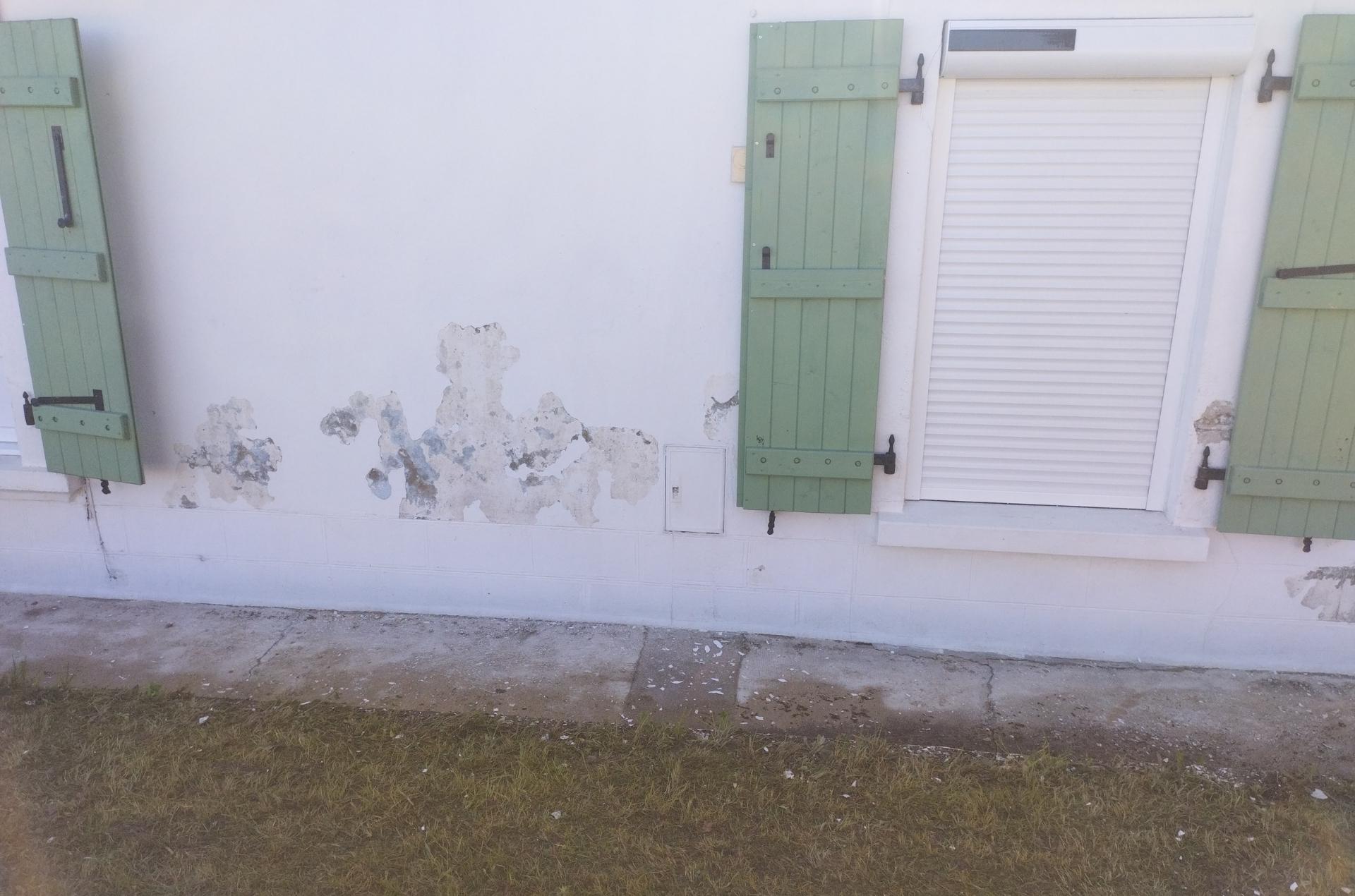 façade avec enduit dégradé avant travaux façade avec enduit dégradé avant travaux