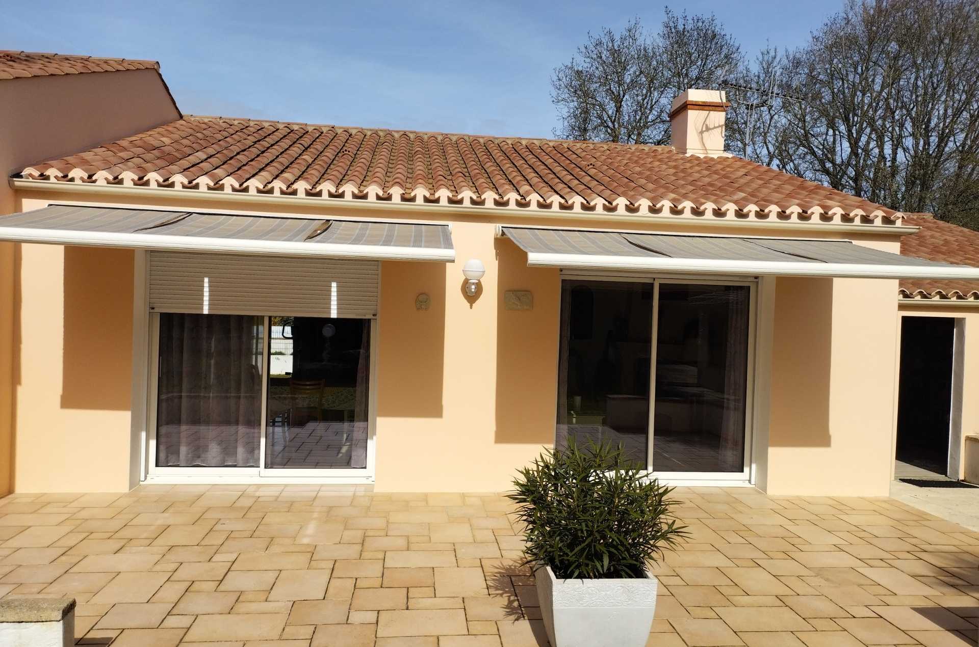 maison après travaux de nettoyage et ravalement de façade à Beauvoir-sur-Mer