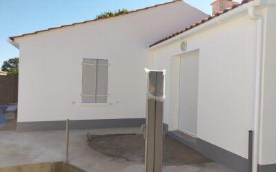 Projet peinture facade maison Beauvoir-Sur-Mer 2026