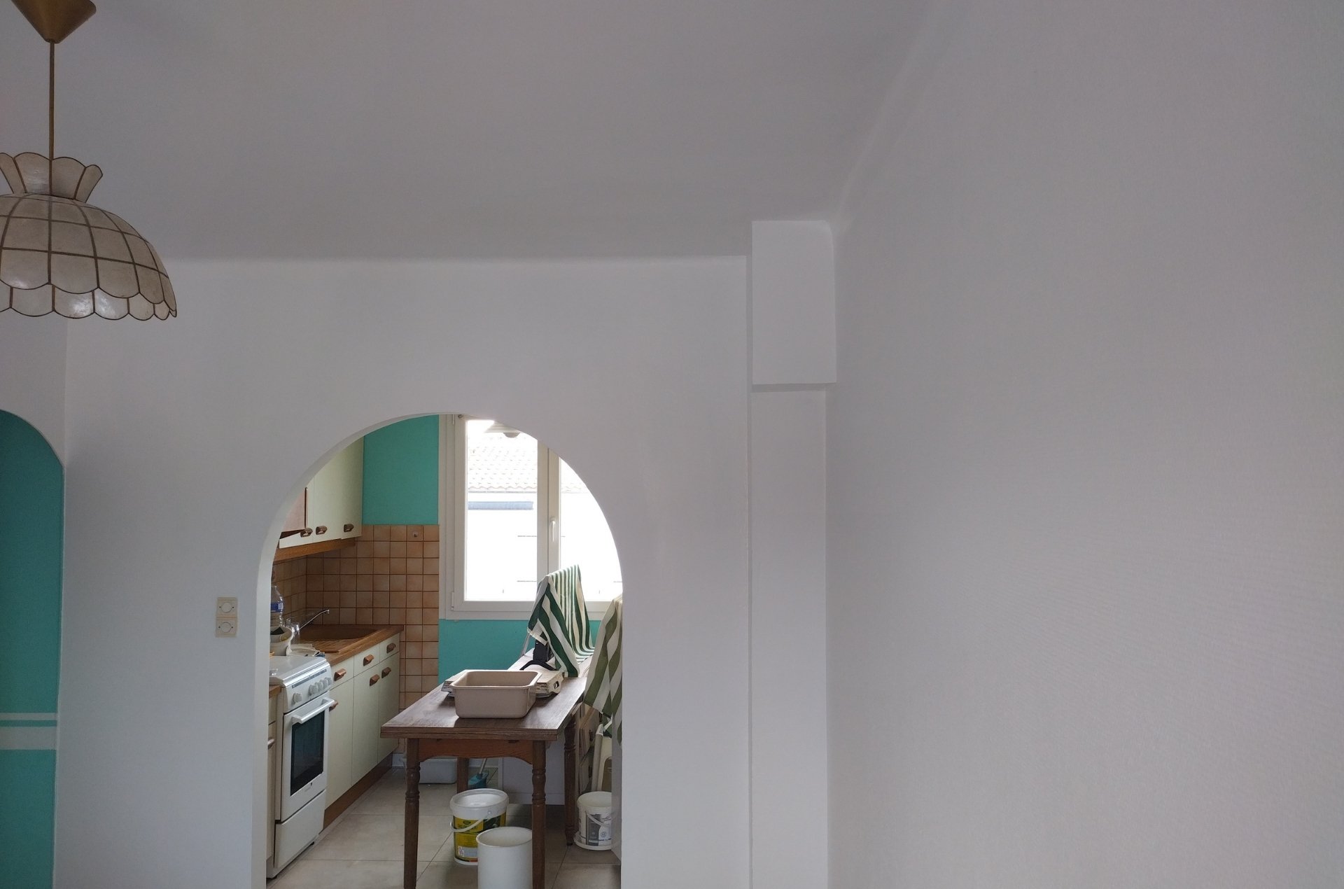 Travaux de peinture intérieure suite à un dégât des eaux en Vendée