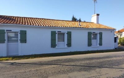 Ravalement de façade d’une maison à Commequiers