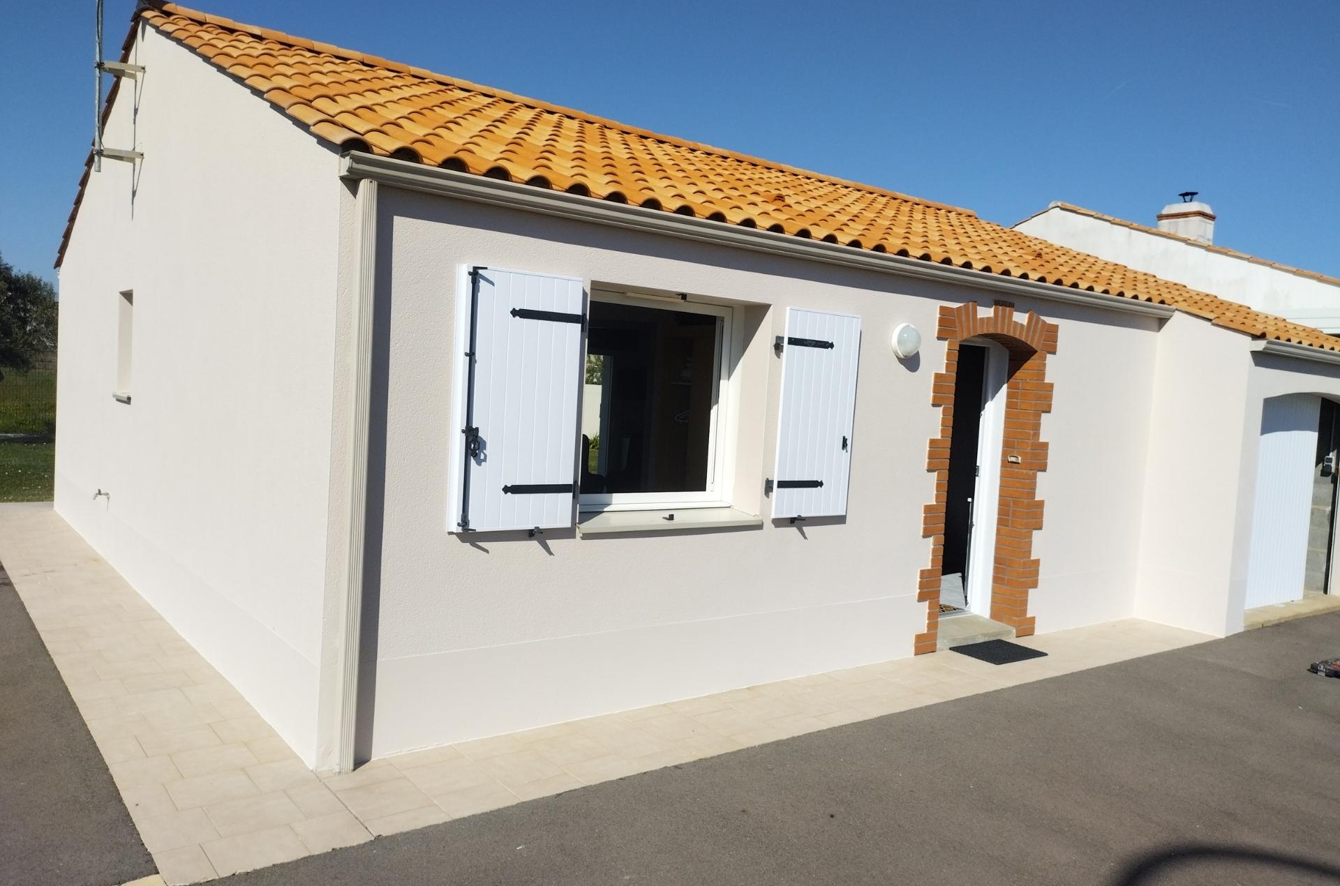 entreprise ravalement façade vendée résultat final