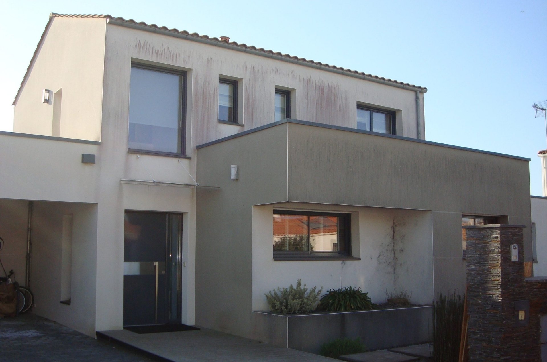 façade maison avant peinture extérieure à Saint-Gilles-Croix-de-Vie